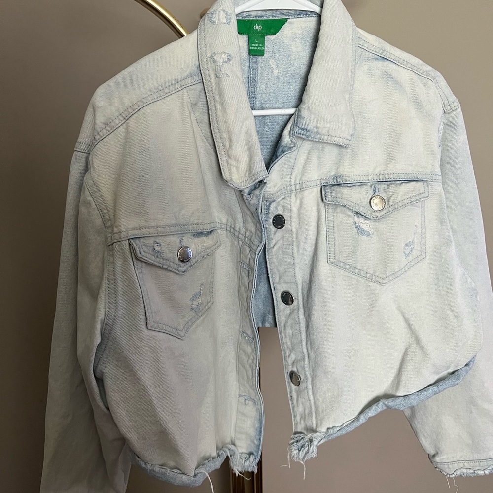 dip, size Large, light jean wash